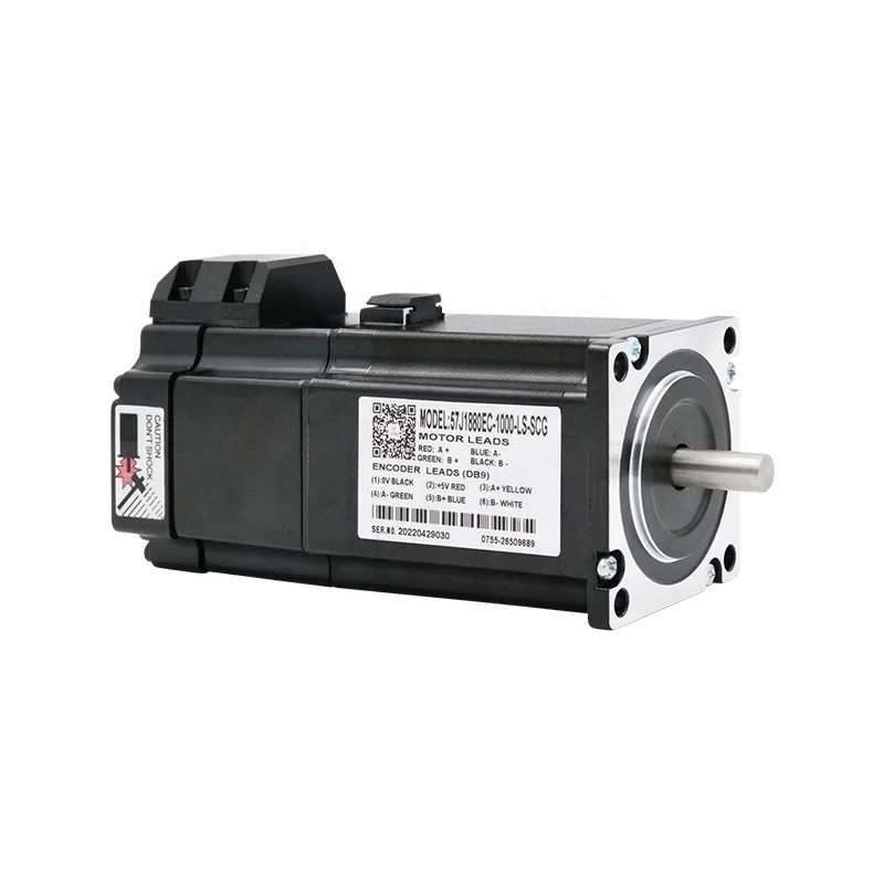57J1880EC-1000-LS-SCG+2HSS57-N-SC Stepper Motor with Encoder