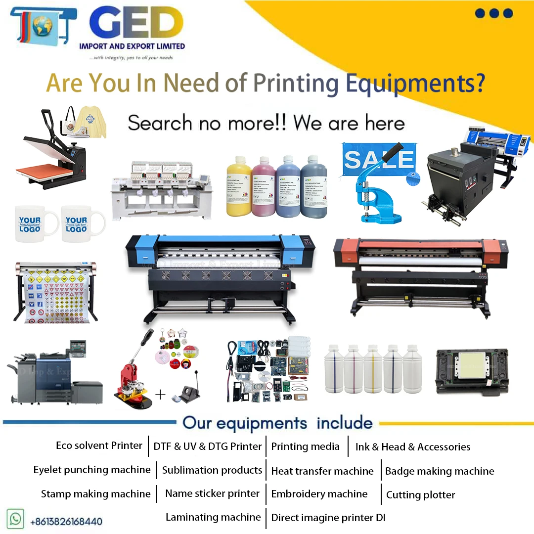 GED 6ft Dual XC90 Sublimation Printer - Long Service Life
