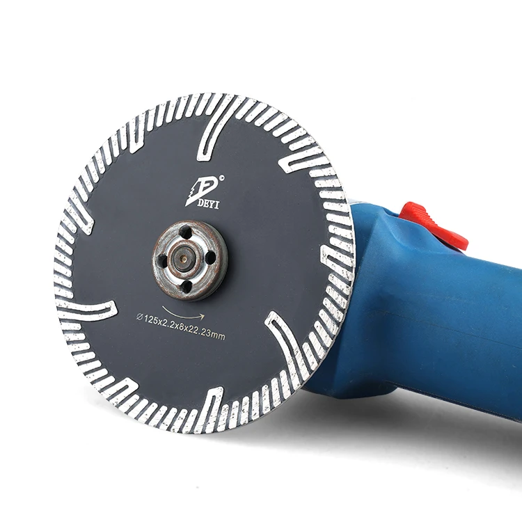 Turbo Teeth Diamond Saw Blade Wide Continuous Hot Pressing for Efficient Cutting and Grinding of Granite Concrete Sand Stone