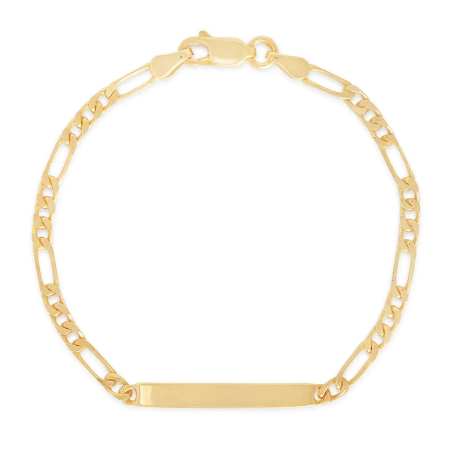 14k Gold Plated Figaro Chain Id 