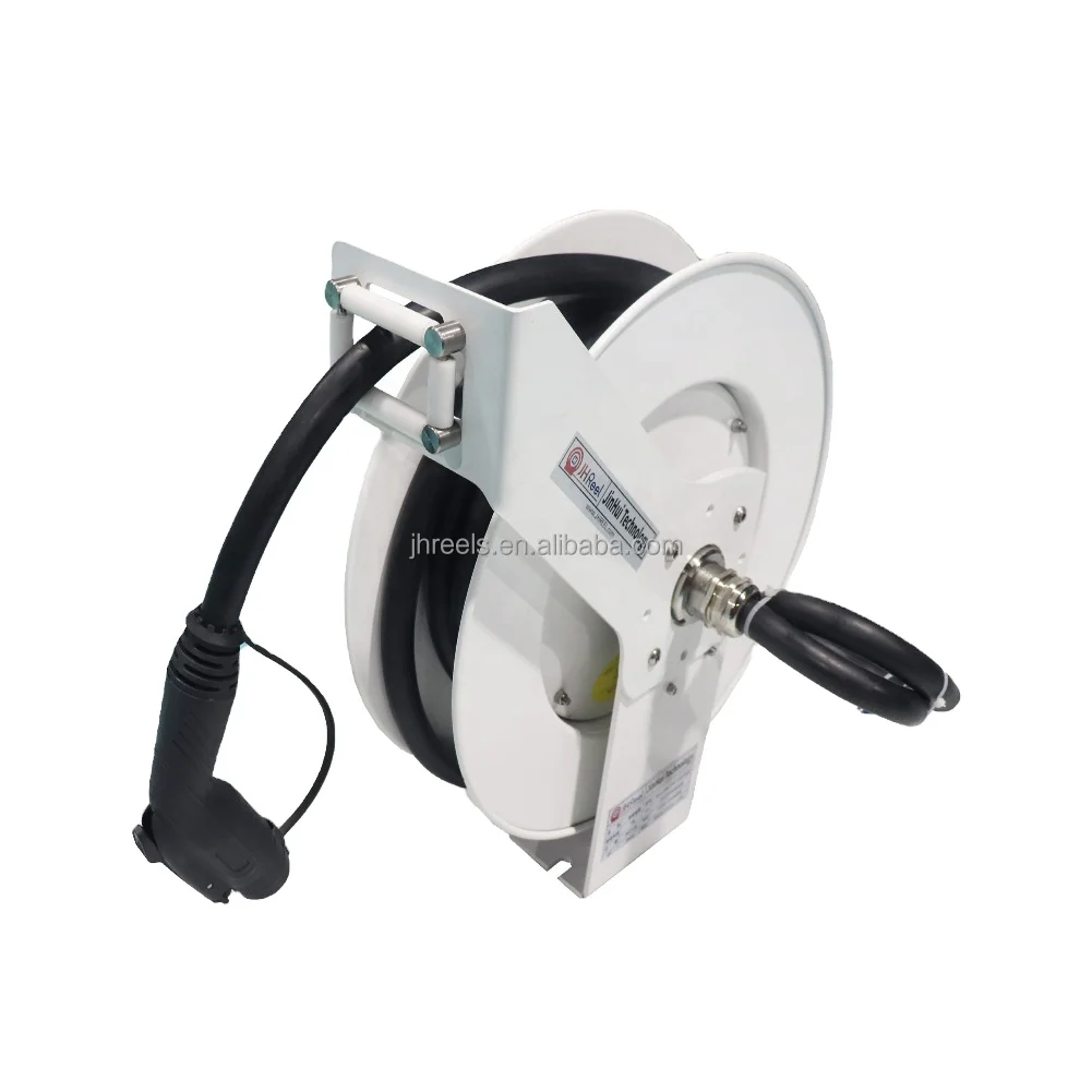 Spring Loaded Cable Reel - 3x32a Auto Retractable Metal Reel