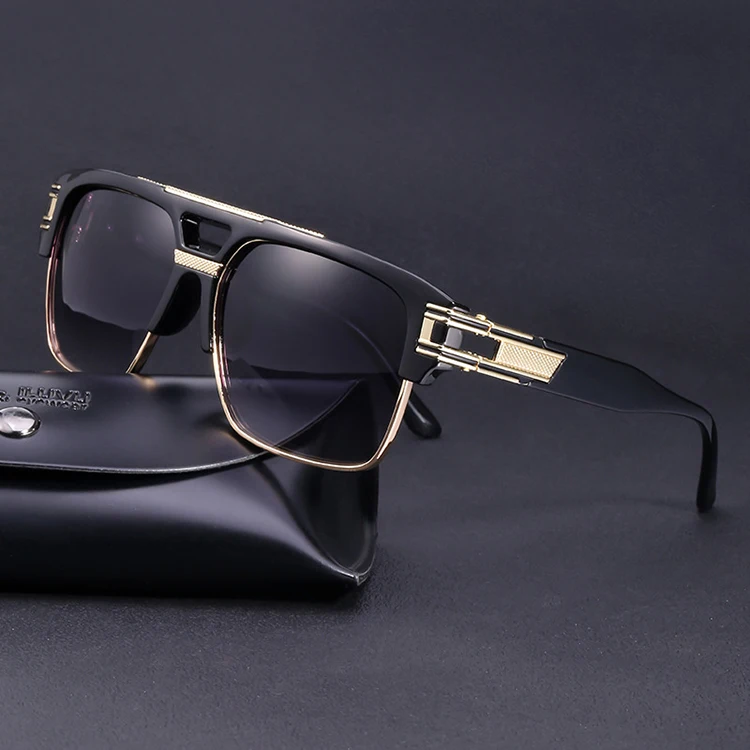 2022 New RETRO SUNGLASSES Large Frame Gafas Fashion Trend Sun Glasses for Men and Women