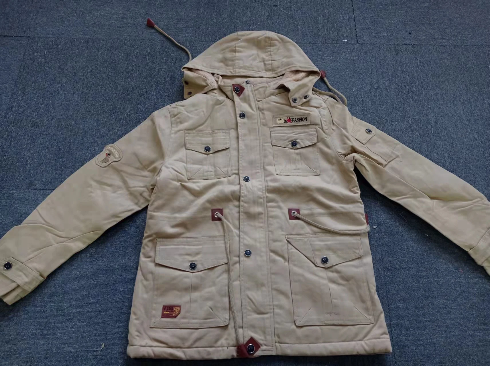 Stock Wholesalers 2024 Fashion Winter Warm Outdoor Coats Pockets Zipper Fleece Plus Size Men'S Jackets_voghion.com