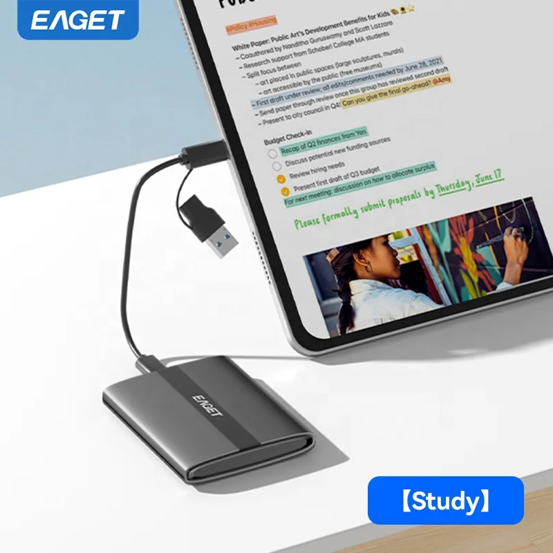 EAGET M8 1TB Portable SSD Hard Drive for Laptops – Compact