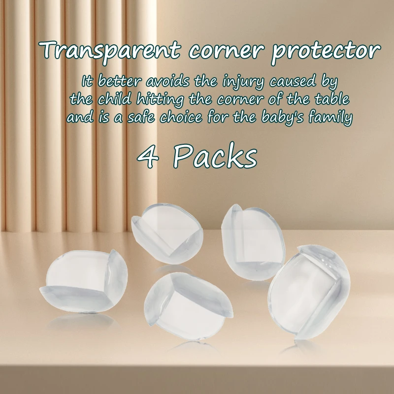PRODIGY CP02 Corner Edge Protector Transparent Furniture Corner Protectors Baby Safety Pvc Tablet Corner Protector