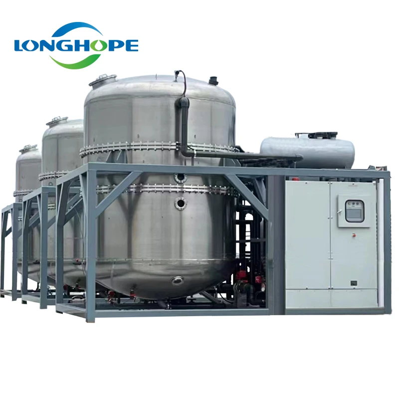 sử dụng công nghiệp của hệ thống xử lý nước thải chưng cất chân không Evaporator máy nhà máy sản xuất