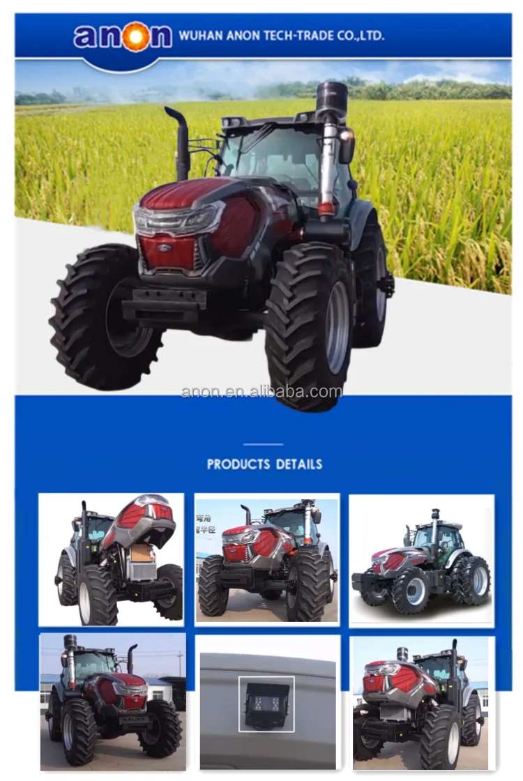 Anon Farming 230hp Farm Tractor For Sale China Factory Mini Articulated