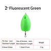 3.2g verde fluorescente flotante para agua - a granel individual