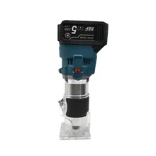 Industrial Grade Lithium Battery Trimming Machine Woodworking Multifunctional Rechargeable 30000RPM 1/4 Collet Aluminum-Plastic