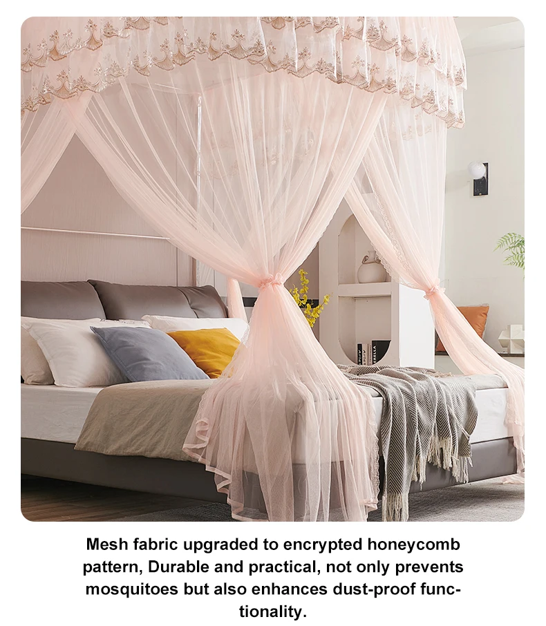 Thickened Stainless Steel Frame Mosquito Net Strong Bearing Capacity