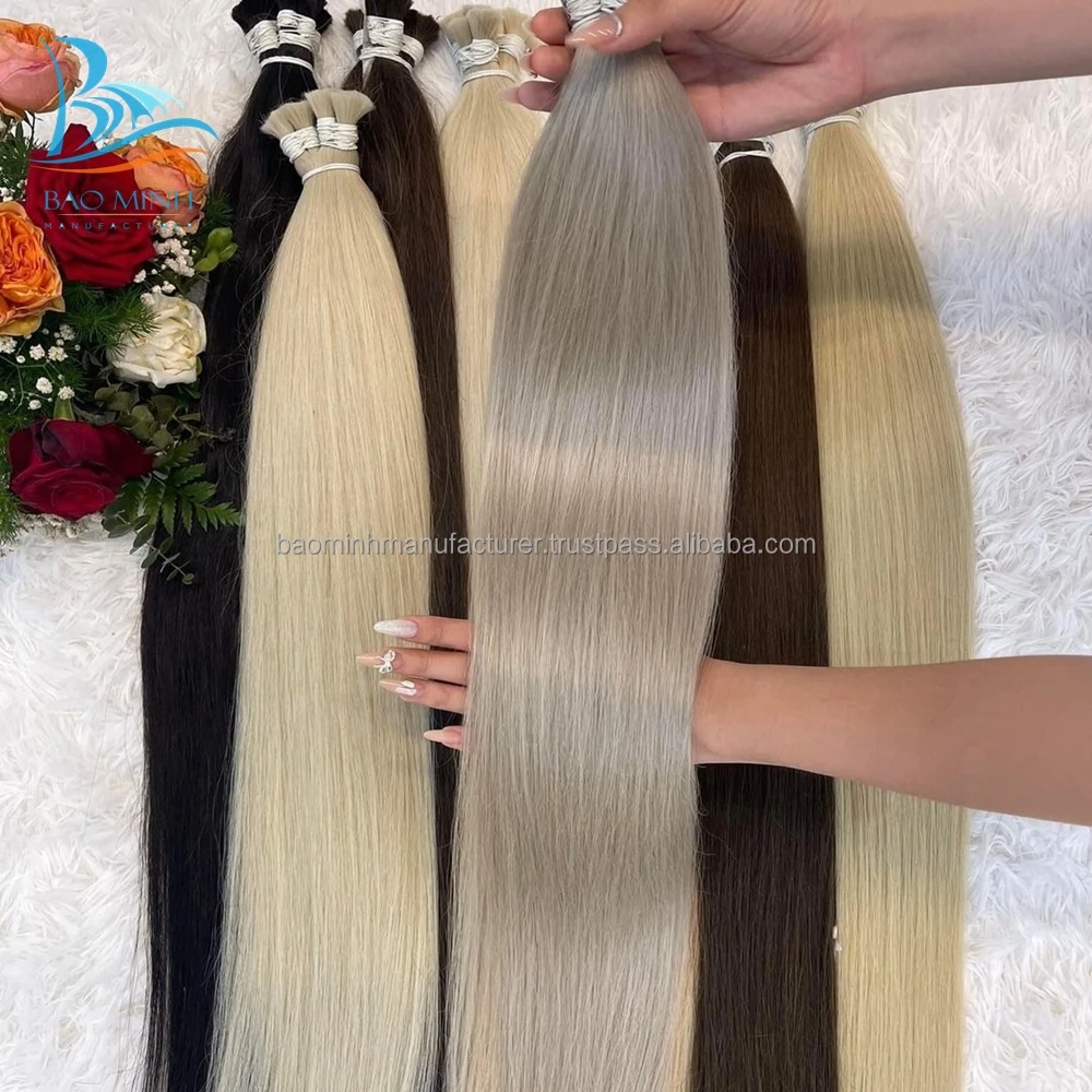 Wholesale Vietnamese And Cambodian Super Double Drawn Straight Raw Virgin Real Human Hair Buy 