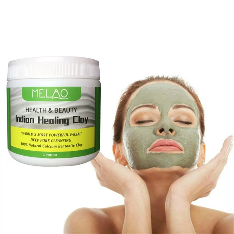 ιδιωτική ετικέτα 100% natural bulk 1 pound Indian Healing Clay powder  pore cleansing