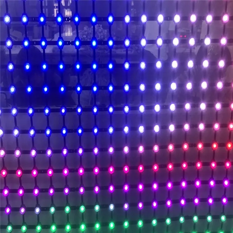 P50 LED Pixel Mesh Dot Screen,Media Façade Pixel Lighing