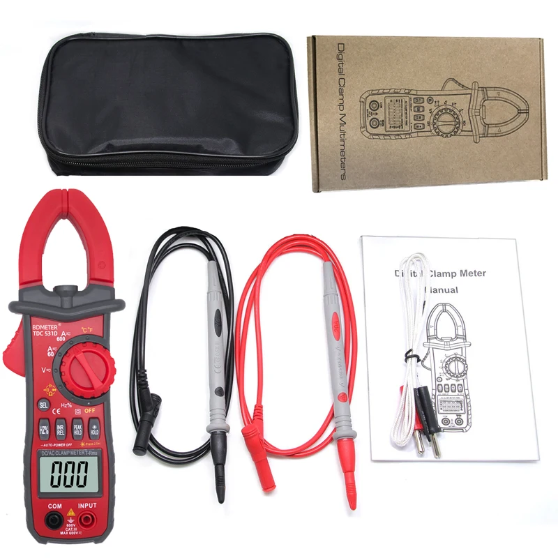 UNI-T UT281C True RMS Flex Clamp; 3000A AC True RMS Clamp Meter, Low Voltage Display / Digital Hold/Backlight