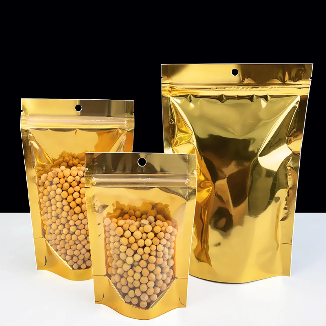Custom Printed Box Pouch Biodegradable Aluminum Foil Coffee Bag 250g Flat Bottom Zipper Bag Smell Proof Food Packaging