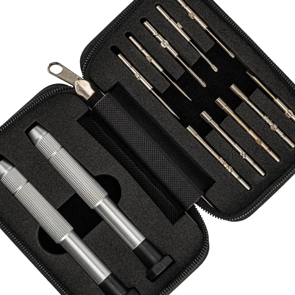 Cheap 10pcs Glasses Precision Optical Watch Jewelry Glasses Multifunction Repairing Tool Sets With Zipper Box
