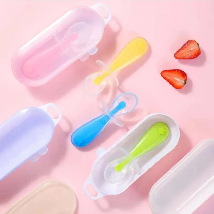 Cuillere En Silicone Souple Pour Bebe Avec Fourchette Et Cuillere En Silicone Souple Avec Deflecteur Ventouse Logo Imprimable Buy Ensemble Infantile Alimentation Cuillere Bebe Cuillere En Silicone Bebe Silicone Fourchette Et Cuillere Bebe Silicone