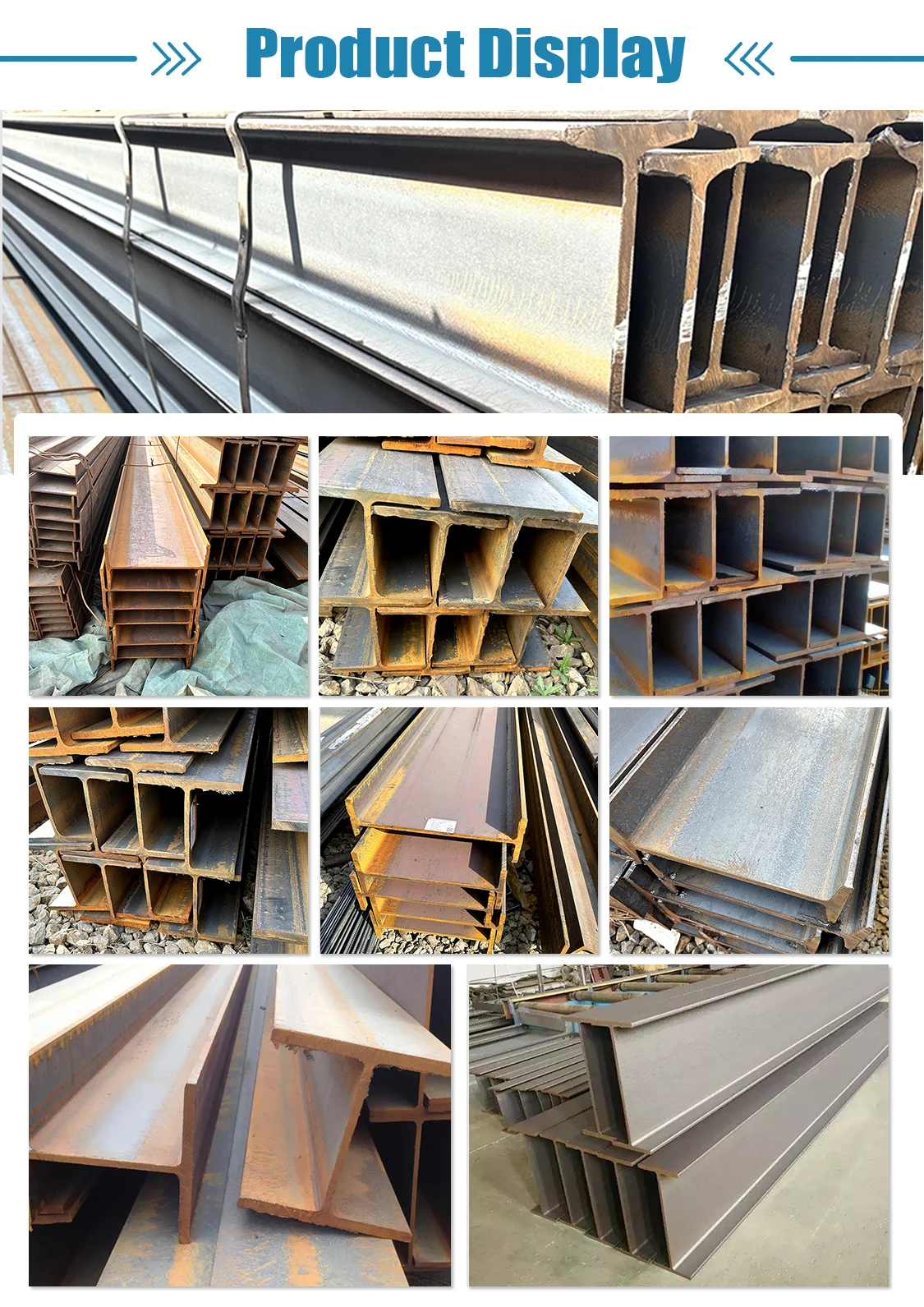 High Strength Metal Structural Steel Hot Rolled Astm A36 Ipn 400 Steel