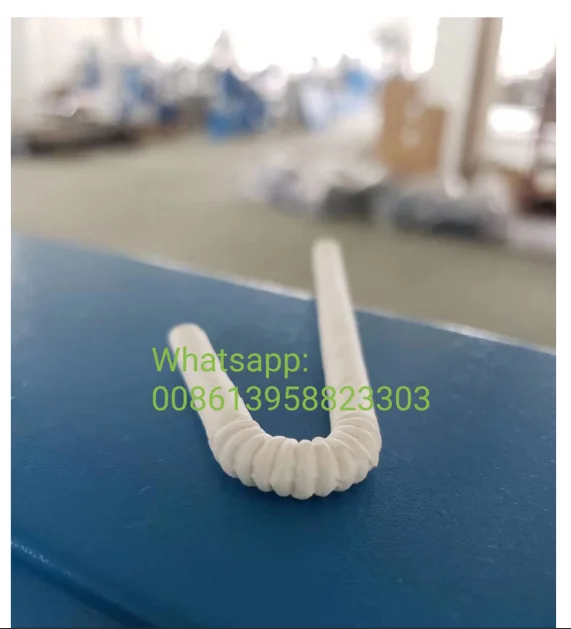 SAME AS PLASTIC,Automatic Flexible Paper Drinking Straw Bending Machine