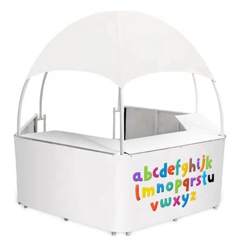 Promotional booth Dome Big Tentvtrade show large Hexagonal Tent customized Advertising Kiosk Booth With Counters