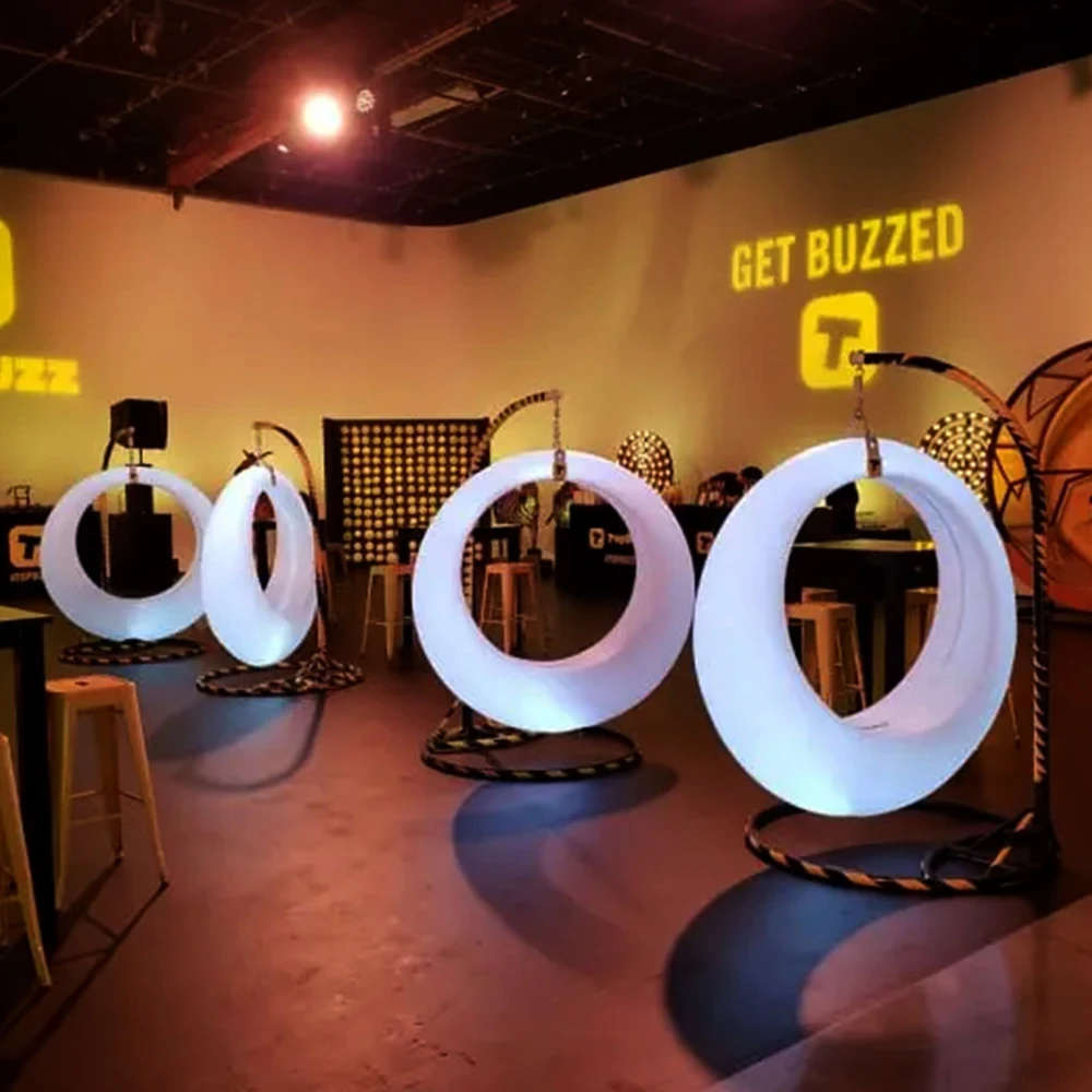 イベントパーティーLEDスイングシーソー光るLEDスイングチェア屋外