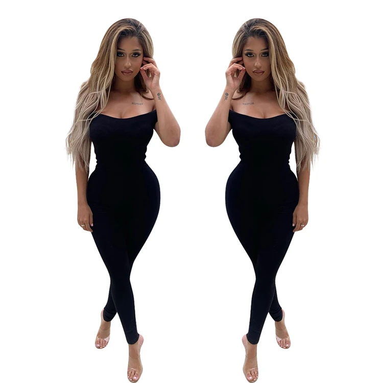 1041433 Latest Design Summer Woman Bodycon One Piece Jumpsuits