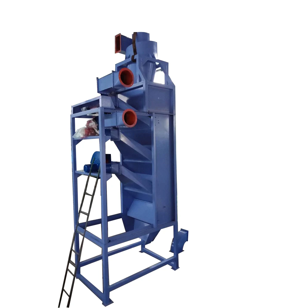 Zig Zag air Classifier Zigzag Separator for Pet Bottle Label Drink Bottle Z Classifier air Separator for Recycling Washing Line