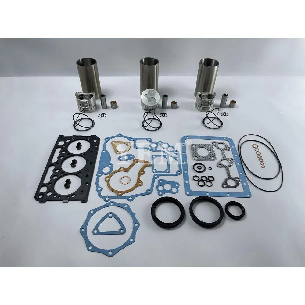 D722 Cylinder Liner Kit With Gasket Set for Kubota Engine Rebuild Kit Replaces