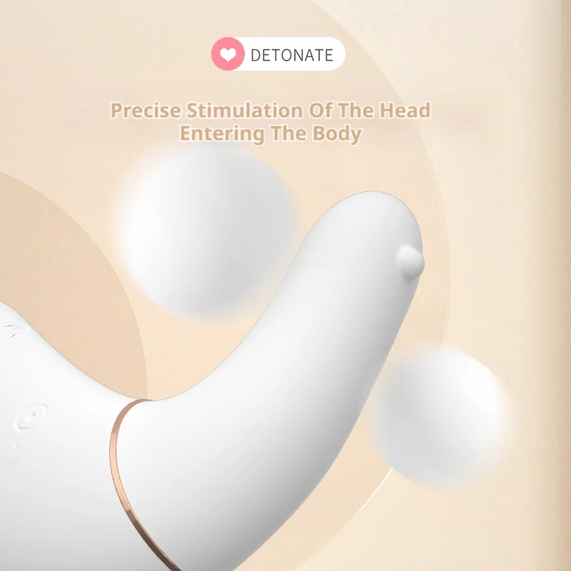 Waterproof IPX5-rated vibrator for shower and bath use