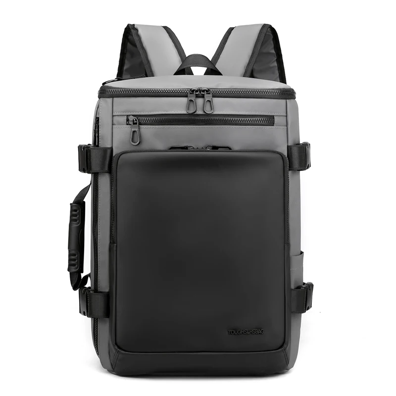 LMD Factory Custom OEM ODM Service Waterproof PU Material 3 Ways Usage 15.6 Inch Laptop Bag Backpacks for Men