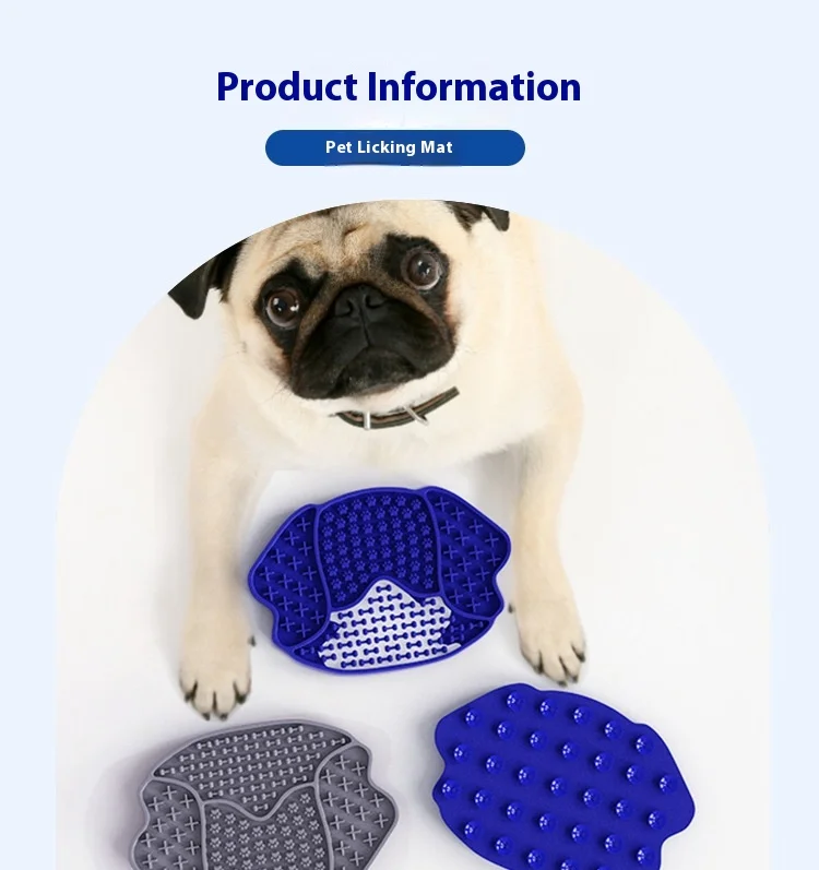 Dog Slow Food Bowl Pet Licking Mat & Silicone Toy for Puppy Cat Feeders Premium Quality Pet Bowls & Food Plate supplier