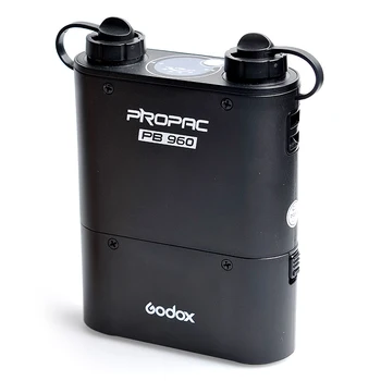 Godox PB960 Dual-Output Power Pack Portable Support to GODOX V1 Pro (Black or Orange)