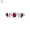 18K Solid White Gold