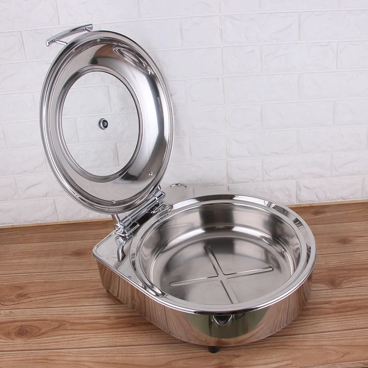 Economy Stainless Steel Buffet Display Chafing Dish Hotel Equipment Food Warmer Chafer Dish Buffet Set_0