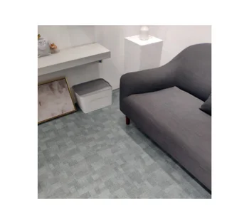 Carpet look flooring 5mm SPC PVC waterproof interlocking vinyl tiles Japan Quality plank click system rigid core manufacturer