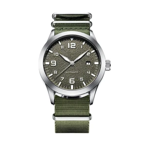 OEM Brand Luxury Calendar Display Automatic Movement Watch Waterproof Stainless Steel Watches