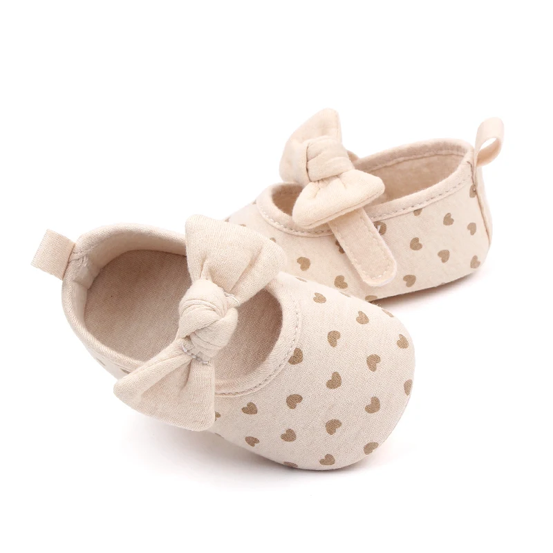 High Quality Soft Cotton Anti-slip Baby Newborn Girl Shoes Walking Baby Shoes supplier