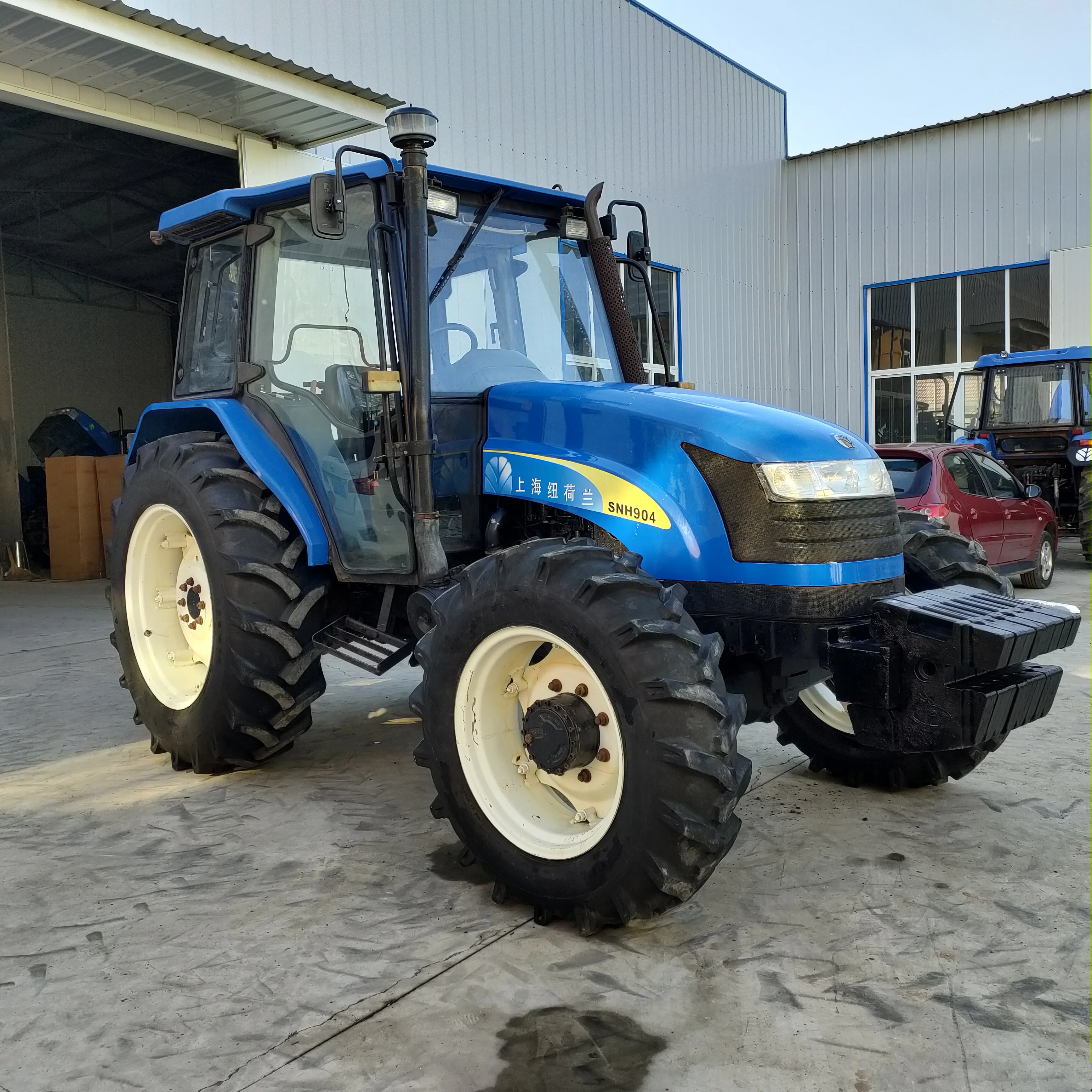 Holland Shanghai Model SNH904 90hp with Cabin DEUTZ Engine Foton 254 Tractor Parts 12 4 28 Tractor Tire Tractors
