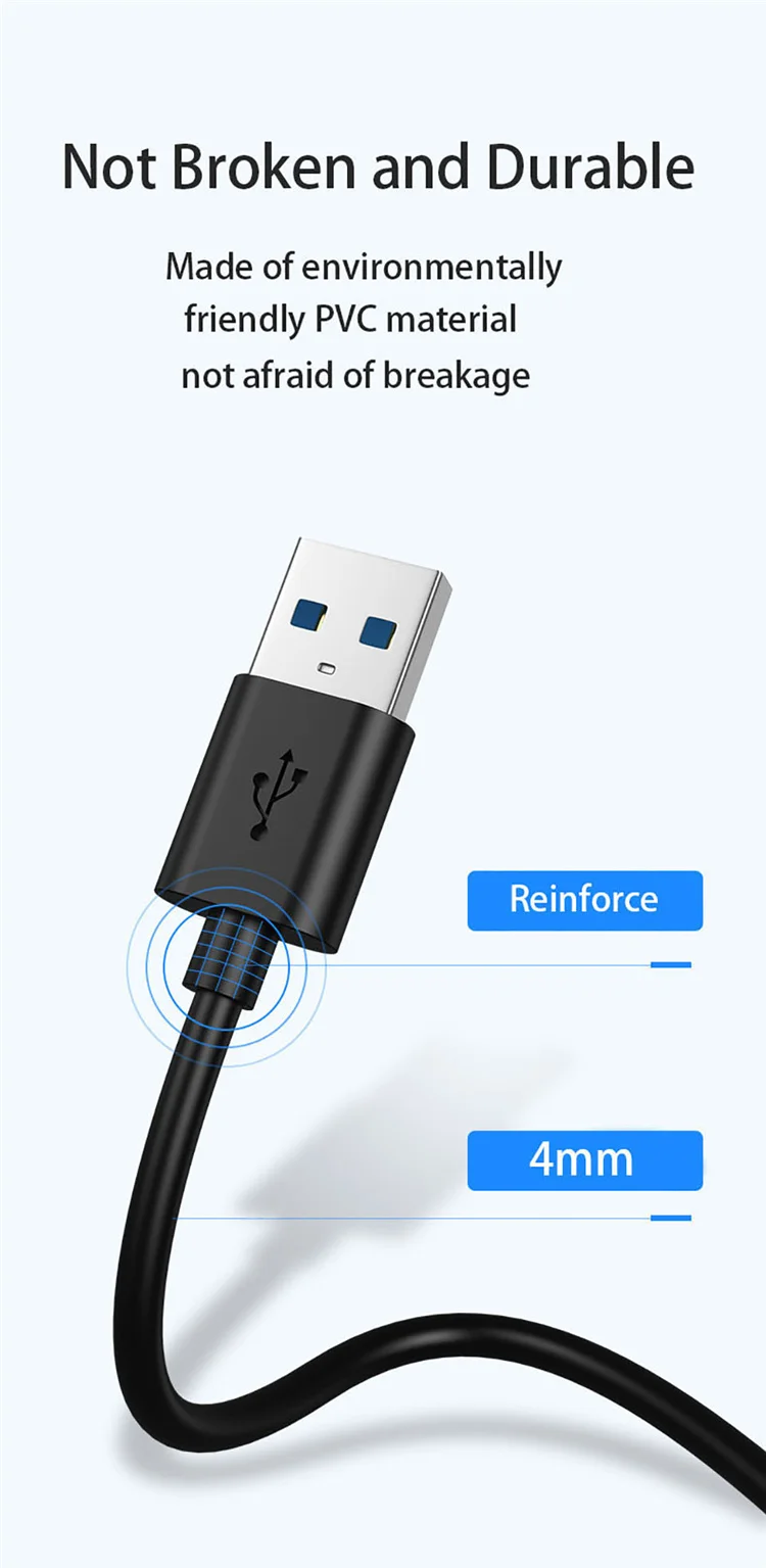 HUB Con 4 USB 3.0, Con Cable De 120Cm. En Caja. por mayor sku:23862