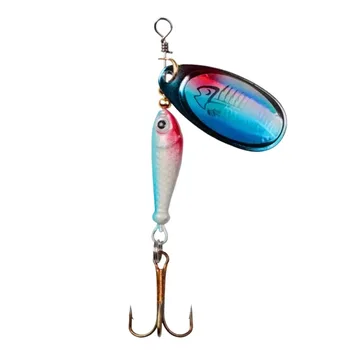 Cheery Spoon Printed Carp Bait Artificial Hard Bait with Treble Hook and Wobble Feeder Metal Bait for Fishing – Metal Jig – view 5