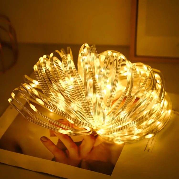 Car Interior Decorative Led Leather Thread Ambient Light 10m 100leds 20m 200leds Magic Color Flexible Rope Night Light