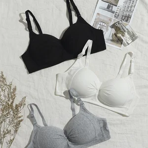 Manufacture Customize Fashionable Wireless Comfort Back Open Ladies Bra