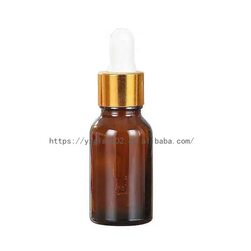 Custom Essential Oil Amber spray manufacture Skincare cosmetic glass packaging  dropper Wholesale  supplier manufacture