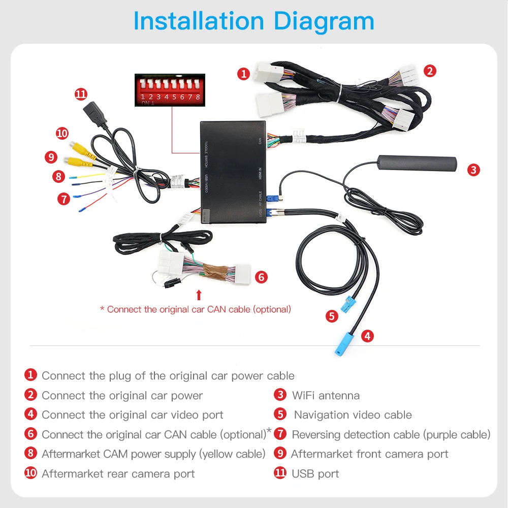 Carabc Wireless Apple Carplay Android Auto Box For Lexus Wireless Carplay Modular With Screen