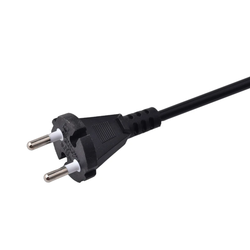 product korean 2 pin power cord plug with open end wire for small appliance lighting cable vde approved oem available-5