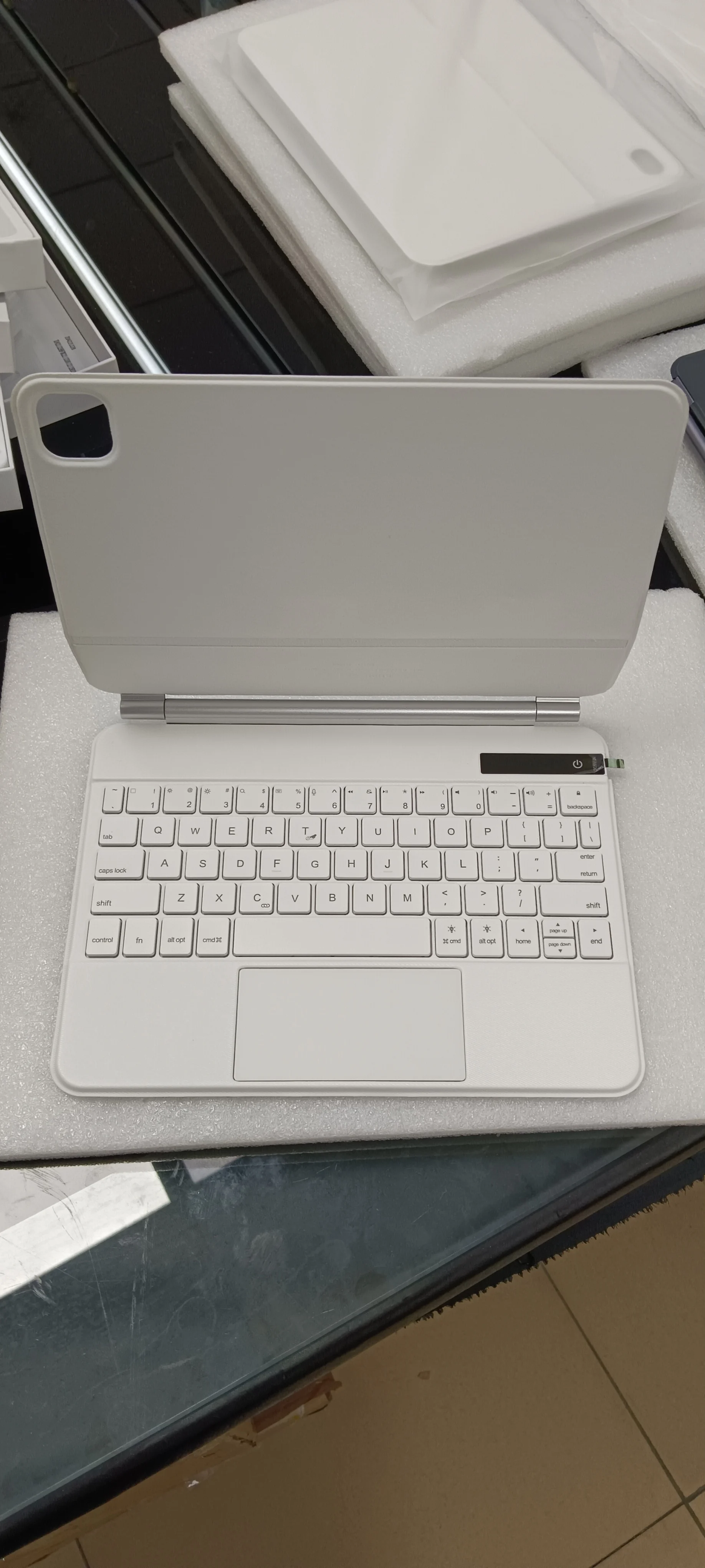Wireless BT Keyboard for iPad 10th Generation Backlight Touch Version Magnetic Suspension Case Mouse Function New IOS Supported