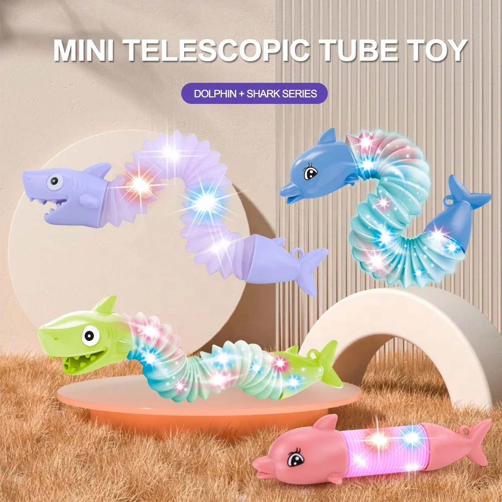 Pop Tubes Mini Jouets Sensoriels,6 Pièces Tuyau Extensible