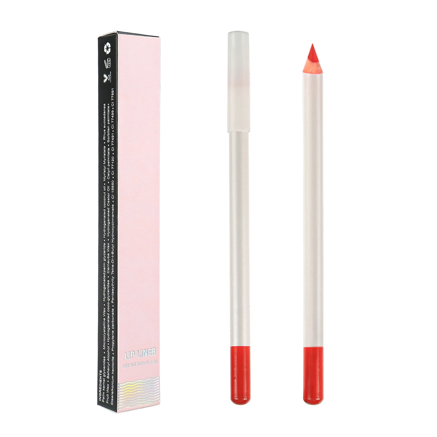 Фирменная марка Longwear водостойкая крем Lipliner под заказ матовая кремово-веганская коричневая подводка для