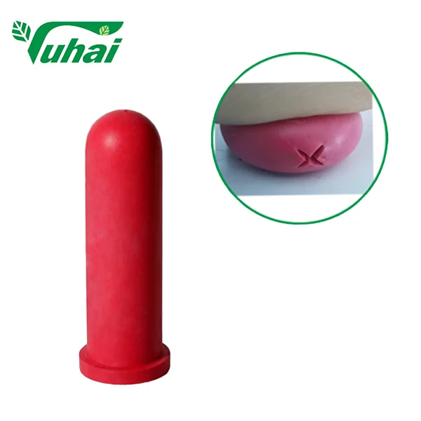 Animal Feeding Veterinary Instrument Rubber Milk Feeding Bottle Teat Nipple for Cow Calf Lamb Sheep Daily Farm Use Latex Nipple