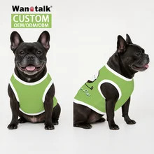 High Quality Custom Football Pattern Pet T-shirt Summer Polyester Comfortable Dog Apparel Clothes